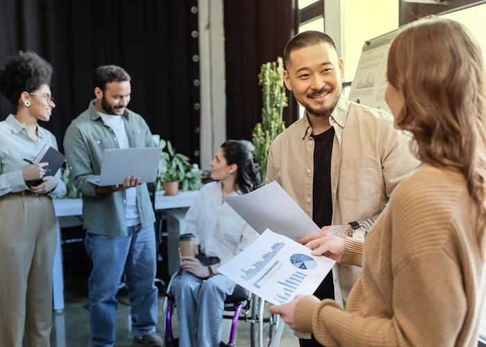 communicating with coworkers