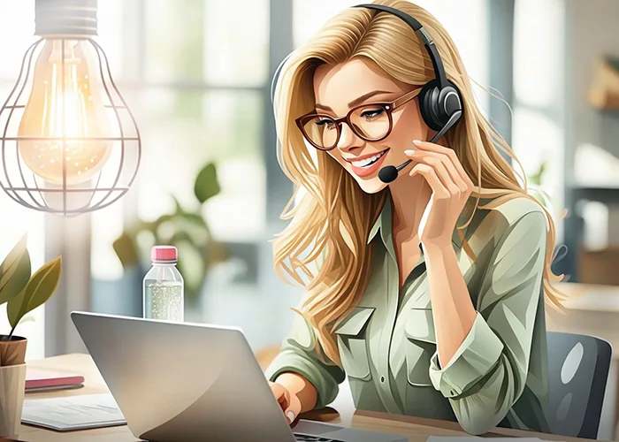 best practices in a work from home call center.