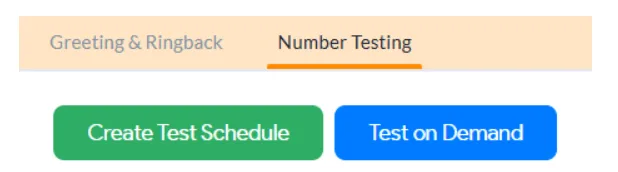 select testing schedule
