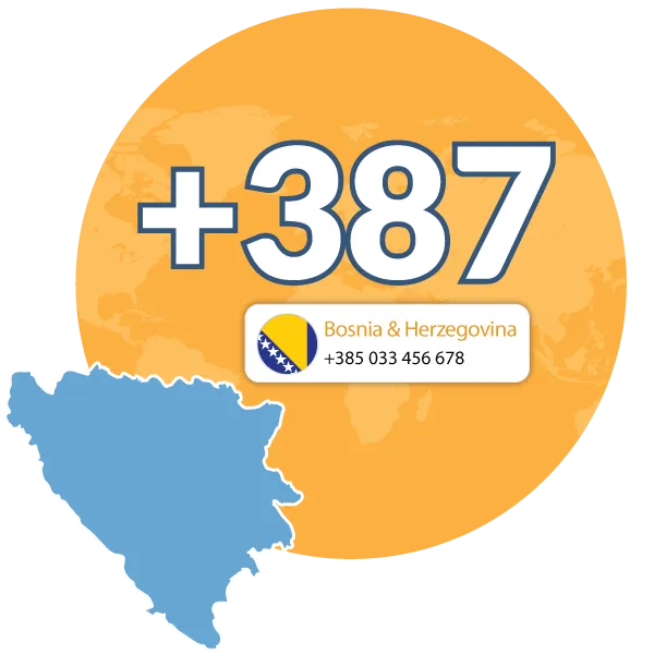 Bosnia and Herzegovina Virtual Phone Numbers