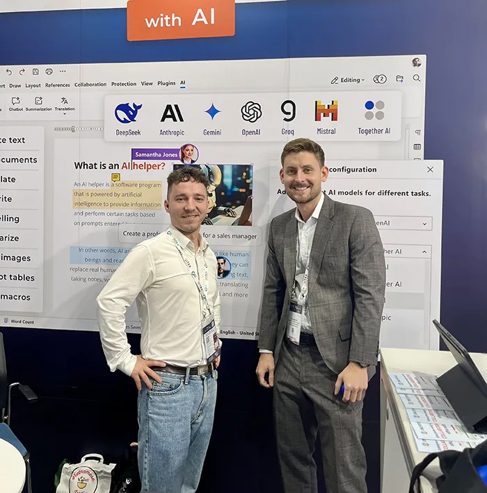 Luke checking in at the OnlyOffice booth