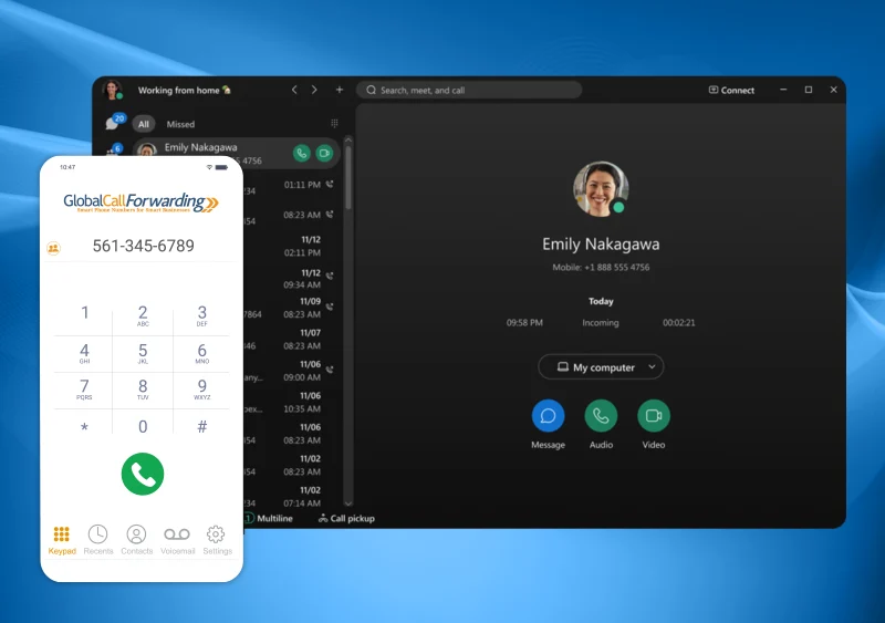 international numbers Webex