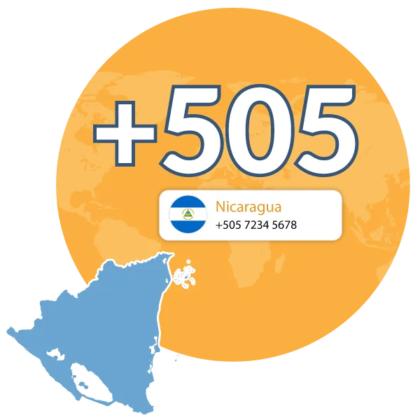 Nicaragua virtual phone numbers