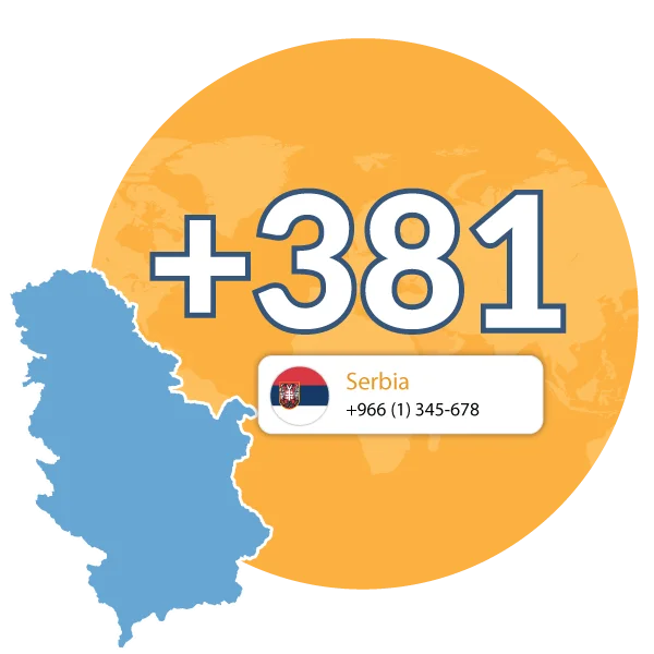 Serbia virtual phone numbers