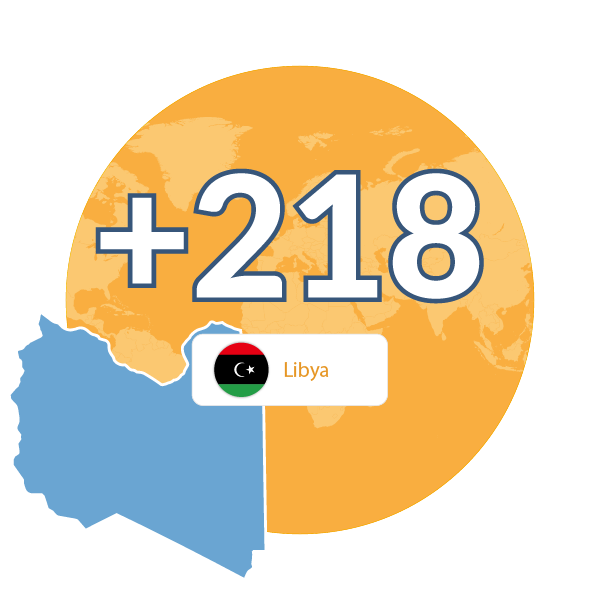 Libya virtual phone numbers from Global Call Forwarding