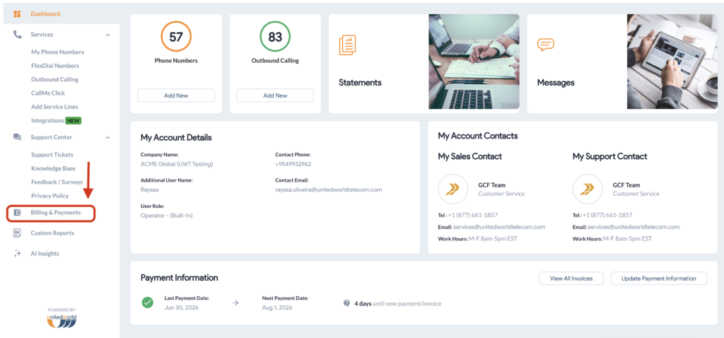 dashboard-account-billiing