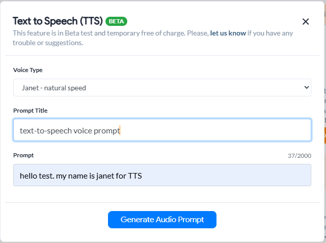TTS box 